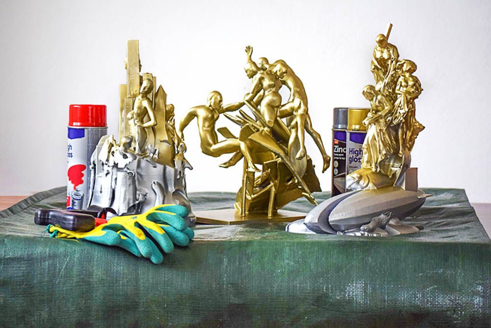 Sculpture post processing